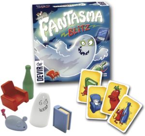 Juego de cartas fantasma Blitz componentes