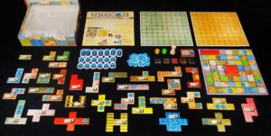 Componentes juego de mesa patchwork