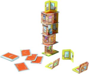 Juegos de mesa para niños - Rhino hero - Componentes